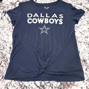 NFL Dallas Cowboys Women's Navy Short Sleeve Tee